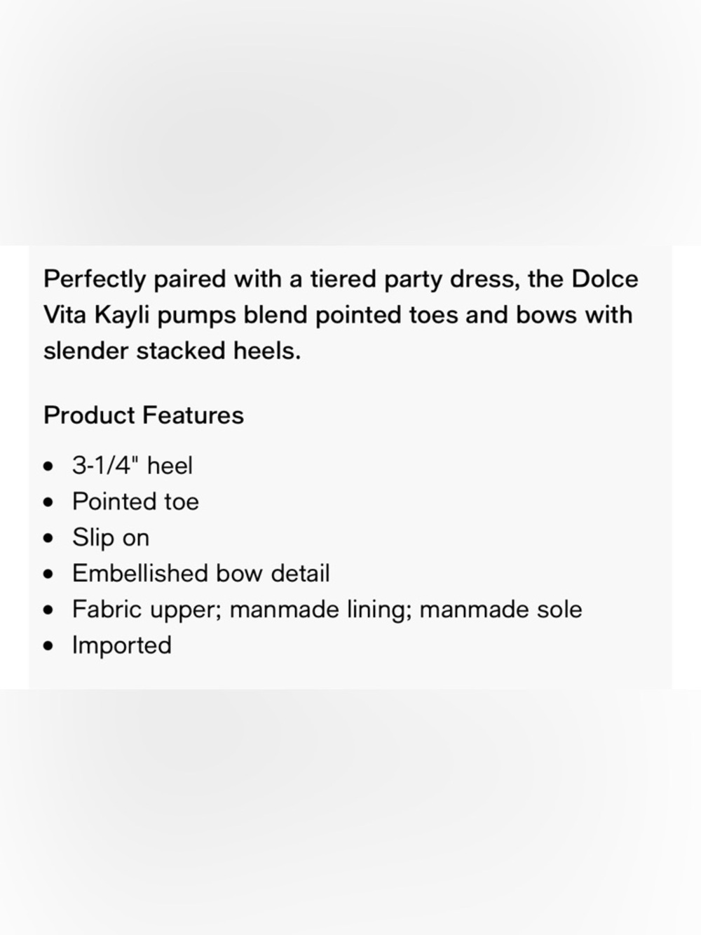Dolce Vita Kayli Satin Pointed-Toe Bow Mules - Picture 12 of 12